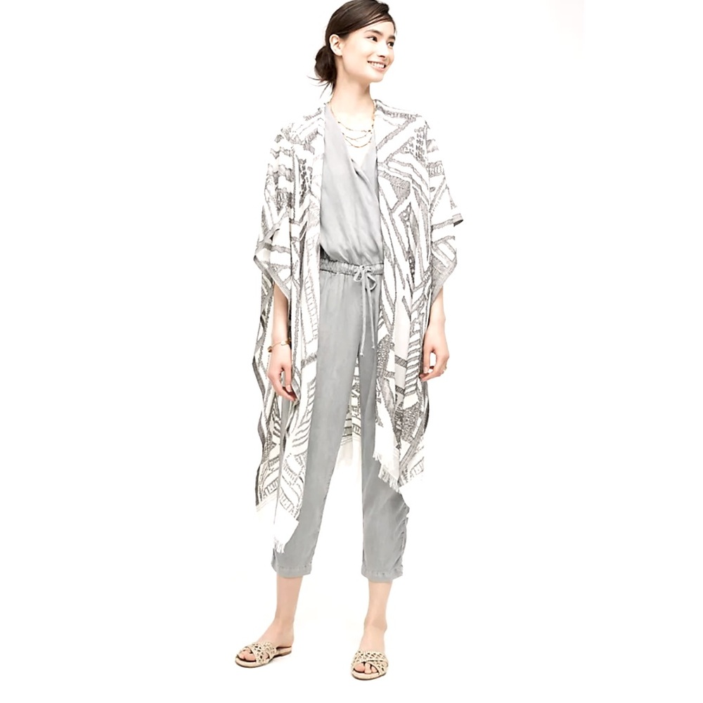 Anthropologie Ruanna/Wrap/Kimono by Feathers by Tolani- OS - Picture 1 of 13